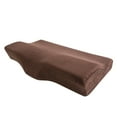 thumbnail image 1 of Cervical Neck Pillows for Pain Relief Sleeping, High-Density Memory Foam Pillow Neck for Bolster Support and Shoulder Relaxer, Decompression Devices Orthopedic Roll Pillow for Bed Office (Coffee), 1 of 3
