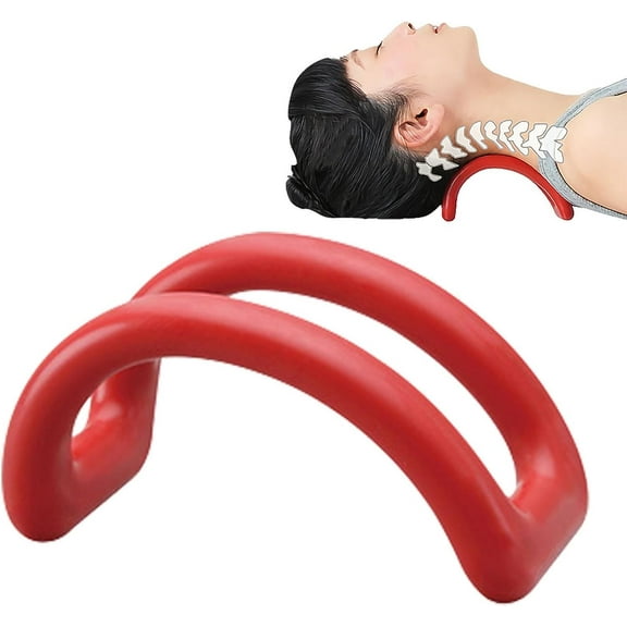 Cervical Neck Stretcher Device - Cervical Traction Device - No Smell 2 in 1 Cervical Traction Device for Neck Relief and Cervical Spine Alignment