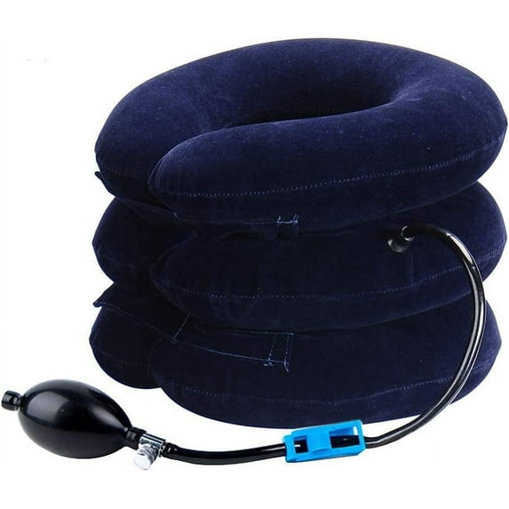 Cervical Neck Traction Device Inflatable Neck Stretcher, Easy to Use for Chronic Neck and Shoulder Pain Relief