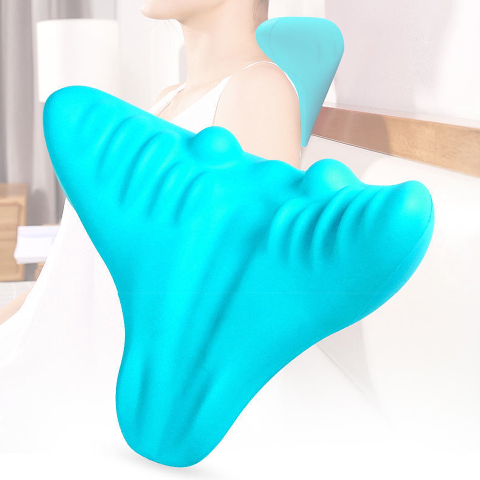Cervical Neck Traction Pillow, Neck Stretcher Cloud Hump Corrector