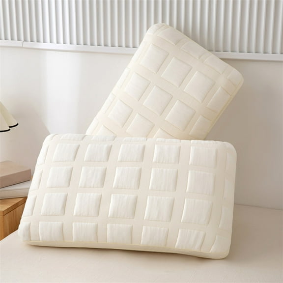 Cervical Pillow for Neck Pain, Memory Foam Contour Support with Cooling Gel, Ergonomic Design for Side, Back, Stomach Sleepers, Home and Travel Use,Vsgery