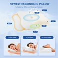 Cervical Pillow for Neck Pain Relief, Cooling Contour Memory Foam