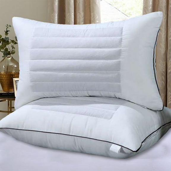 Cervical Pillow for Neck and Shoulder,Contour Memory Foam Pillow,Ergonomic Neck Support Pillow for Side Back Stomach Sleepers with Pillowcase