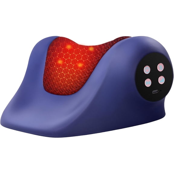 Cervical Relaxation Device with Soothing Heat & Rhythmic Pulse, Neck Support Stretcher for At-Home Wellness and Daily Tension Release