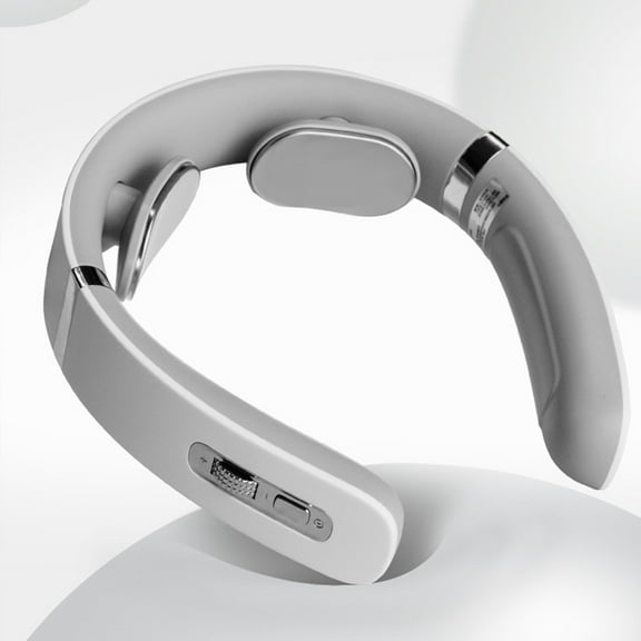 Cervical Spine Massaging Instrument, Neck Protector Massager, Pulse Heating Shoulder Neck Massager, 10 Modes 16 Gears, USB Charging, Wireless Portable