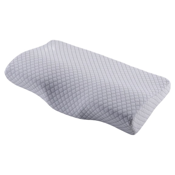 Cervical Support Memory Foam Pillow with Slow Rebound Technology and Temperature Regulating Bamboos Fabric for Comfort