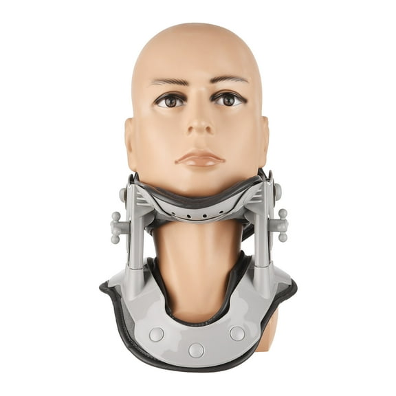 Cervical Traction Device,Cervical Neck And Support Collar Pain Neck Pain Collar Improved Neck Collar Improved Spine Cervical Collar Support Collar Collar Adjustable Neck Grey