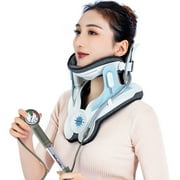 Twinklepoch Cervical Neck Traction Device for Neck Pain Relief and Cervical Spine Alignment, Blue