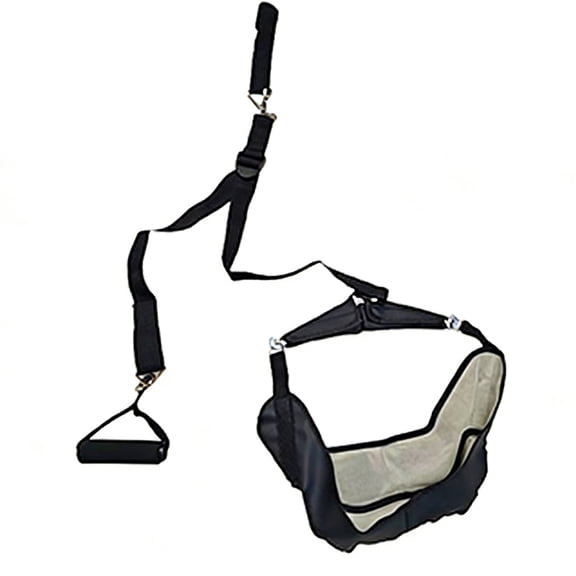 Cervical Traction Helper For Discomfort Reduction Easy Door Setup Without Tools Compact Design