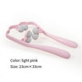 thumbnail image 1 of Cervical vertebra shoulder and neck massage home manual massager hand-held neck clamping device kneading neck relaxation massage (Pink), 1 of 6