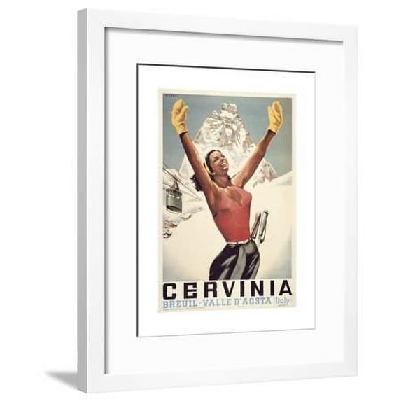 Cervinia, Framed Art Print Wall Art Sold by Art.Com