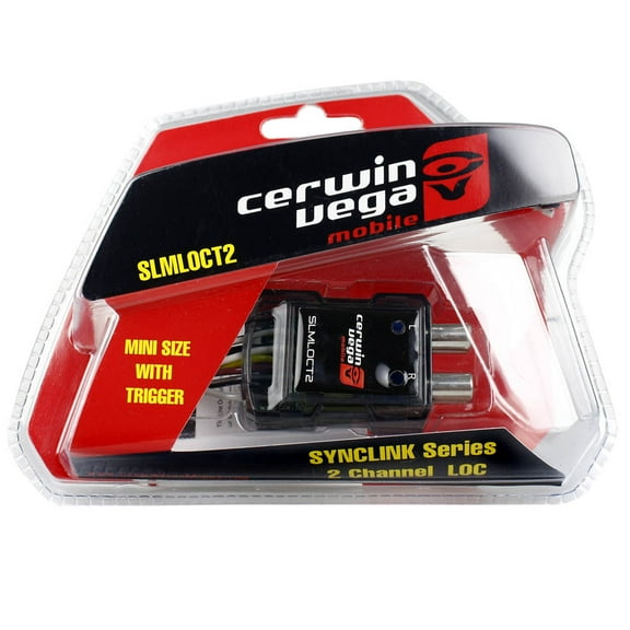 Cerwin Vega Cerwin Vega 2 Channel Line Output Converter RCA Mini Trigger SYNCLINK SLMLOCT2