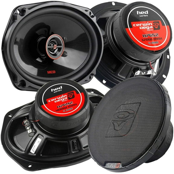 Cerwin-Vega Adjustable 320 Watts Way Coaxial Speaker, 6.5"