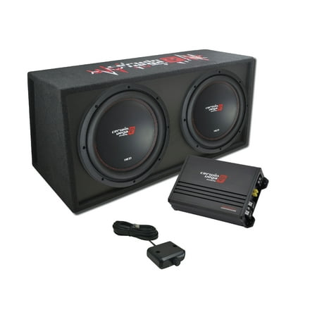 Cerwin-Vega Basskit 2x12" Vented Enclosure with XED3001D Amplifier