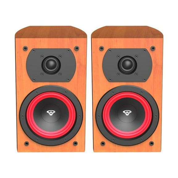 Cerwin Vega LA14C 4” 2-WAY BOOKSHELF COGNAC PAIR SPEAKERS