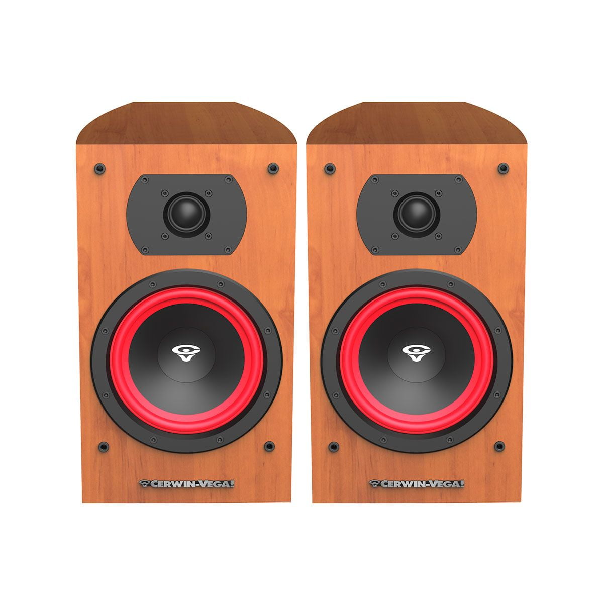 Cerwin Vega 2-Way Bookshelf Speakers, Cognac Kuwait Ubuy