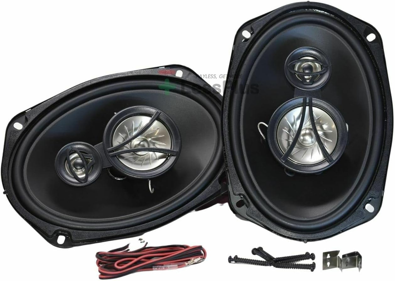 Xed Series Coaxial Speakers (3 Way X 9) Black One Size XED