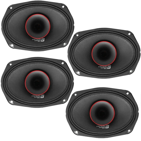 Cerwin-Vega PH694 6x9" PRO Series Full-Range Coaxial Car Speakers (2-Pairs, 4-Total) 1280W Peak