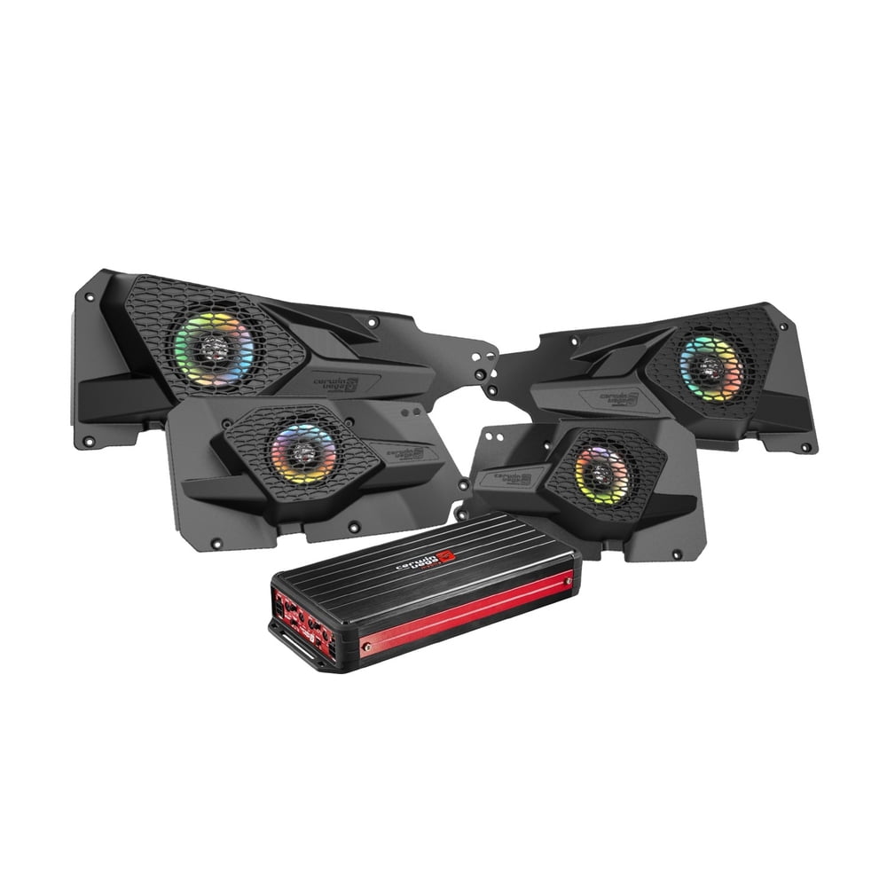 2014+ RZR XP Complete Audio Kit with 360W RMS Waterproof 4 Channel ...