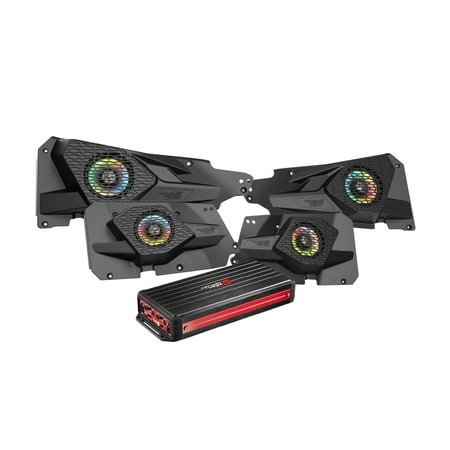 2014+ RZR XP Complete Audio Kit with 360W RMS Waterproof 4 Channel Amplifier - RPMRZRKD41