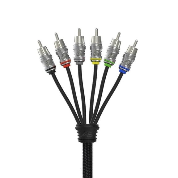6Ft 6-Channel STROKER Series RCA Cable - RS66