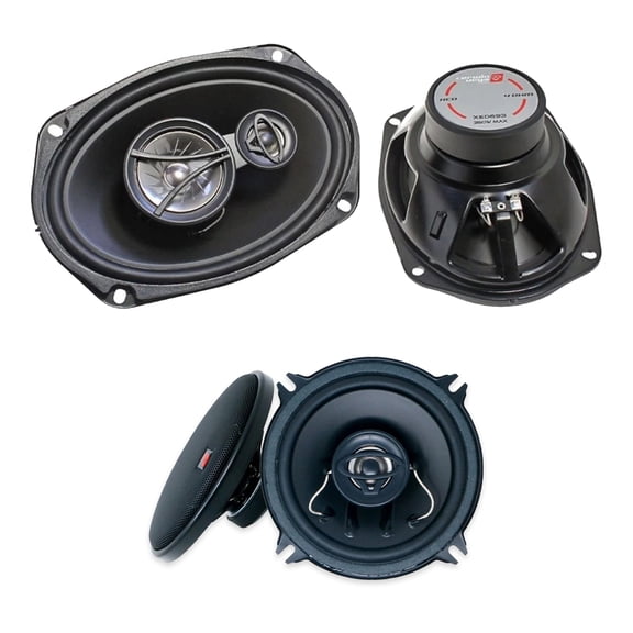 Cerwin Vega XED52 5.25 + XED693 6x9 Coaxial Speakers