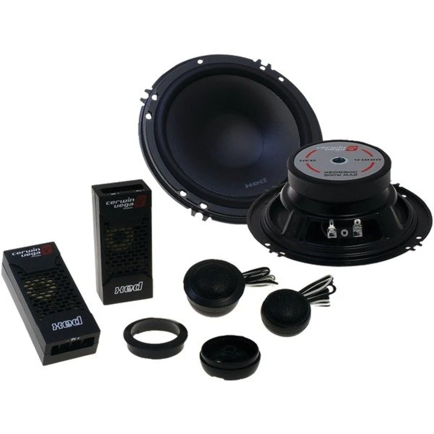 Cerwin-Vega XED Series XED650C - Speaker - for car - 2-way - component - black