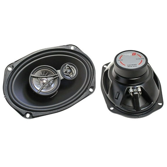 Cerwin-Vega XED693 - XED 6X9" 3-Way Coaxial Speaker Set - 350W Max