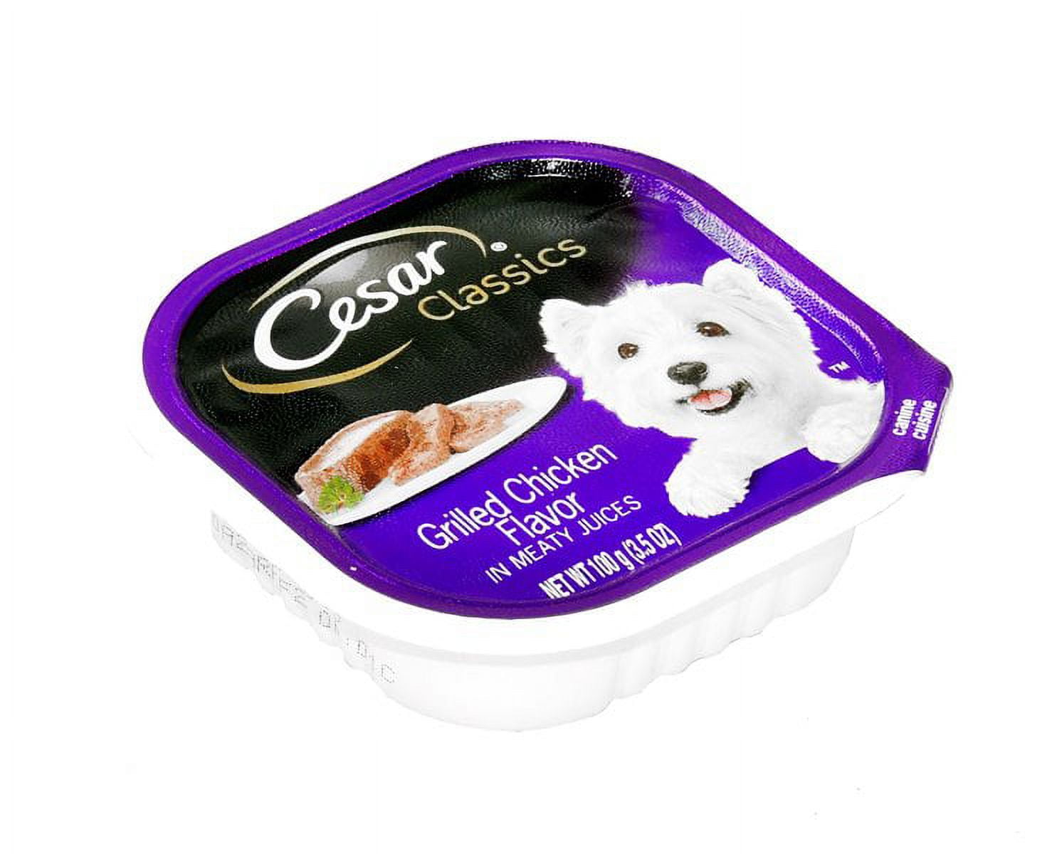 Cesar Canned Dog Food Grilled Chicken, 3.5 oz