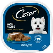 Cesar Classic Loaf In Sauce Lamb Recipe Wet Dog Food, 3.5 Oz