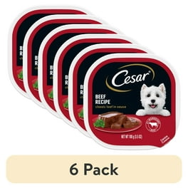 Cesar Classic Loaf In Sauce Wet Dog Food Variety Pack 3.5 oz Trays 24 Pack Walmart