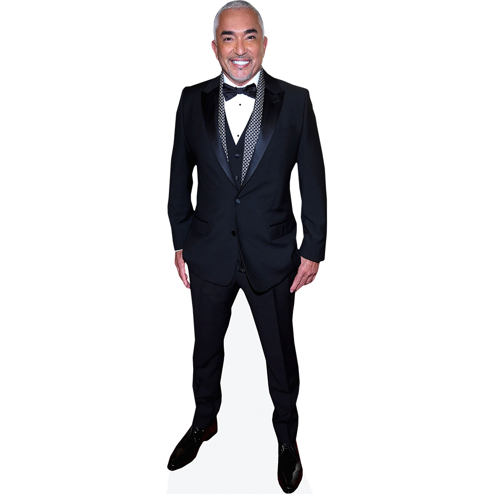 Cesar Millan Favela (Bow Tie) Mini Cardboard Cutout Standee