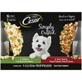 thumbnail image 1 of Cesar Simply Crafted Wet Dog Food Variety Pack, 1.3 Oz Tubs (16 Pack), 1 of 13