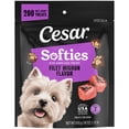 thumbnail image 1 of Cesar Softies Filet Mignon Flavor Chewy Soft Dog Treats, 18 oz Pouch, 200 Treats, 1 of 10