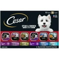 thumbnail image 1 of Cesar Steak And Chicken Lovers Wet Dog Food Variety Pack, 3.5 Oz Trays (36 Pack), 1 of 8