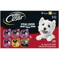 thumbnail image 1 of Cesar Steak Lovers Wet Dog Food Variety Pack, 3.5 Oz Trays (36 Pack), 1 of 12