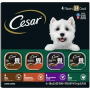 Cesar Wet Dog Food Variety Pack, 3.5 oz Trays (24 Pack)