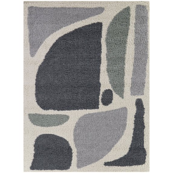 Cesare Abstract Shag Area Rug