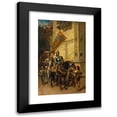 thumbnail image 1 of Cesare Auguste Detti 16x24 Black Modern Framed Museum Art Print Titled - To the Joust (1888), 1 of 5
