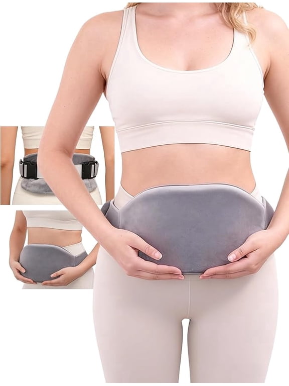 Postpartum C-Section Recovery Belt with Hot Cold Gel Pack, Adjustable Post-Op Incision Protector and Belly Support Wrap (29.5" to 60.2" Waist)
