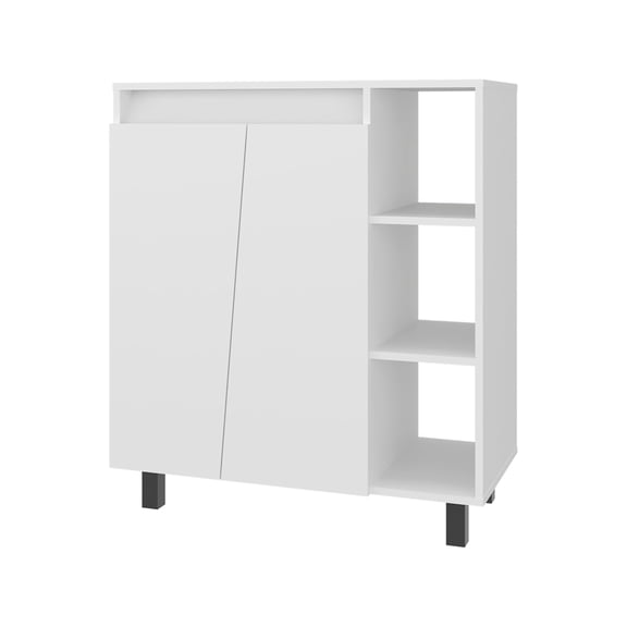 Cesna Microwave Sideboard Cabinet, Freestanding Compact Kitchen Pantry