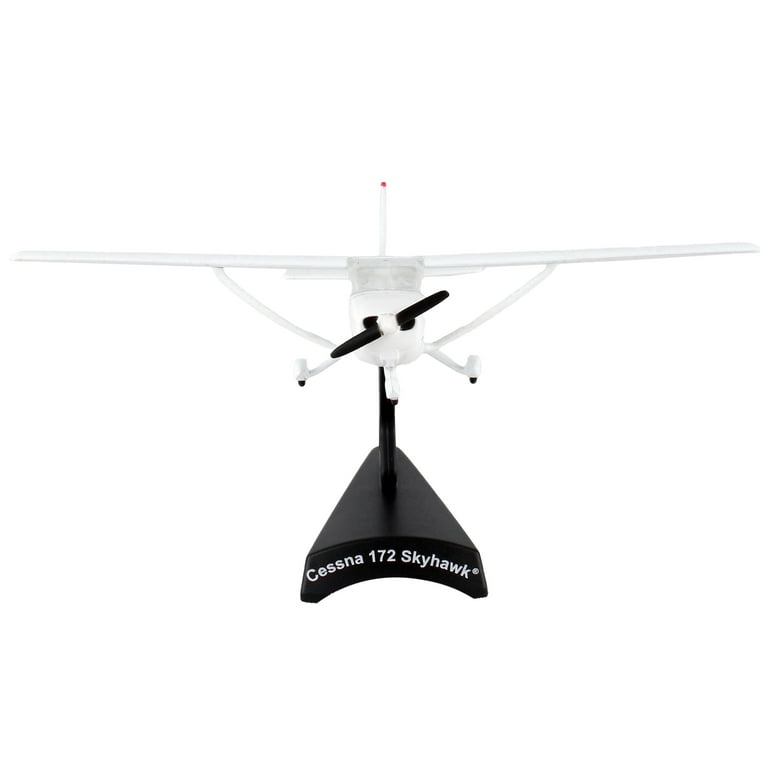 Cessna 172 Skyhawk N403GF Diecast Model Airplane Stunning 1 87 HO Scale in Classic White by Postage Stamp Walmart