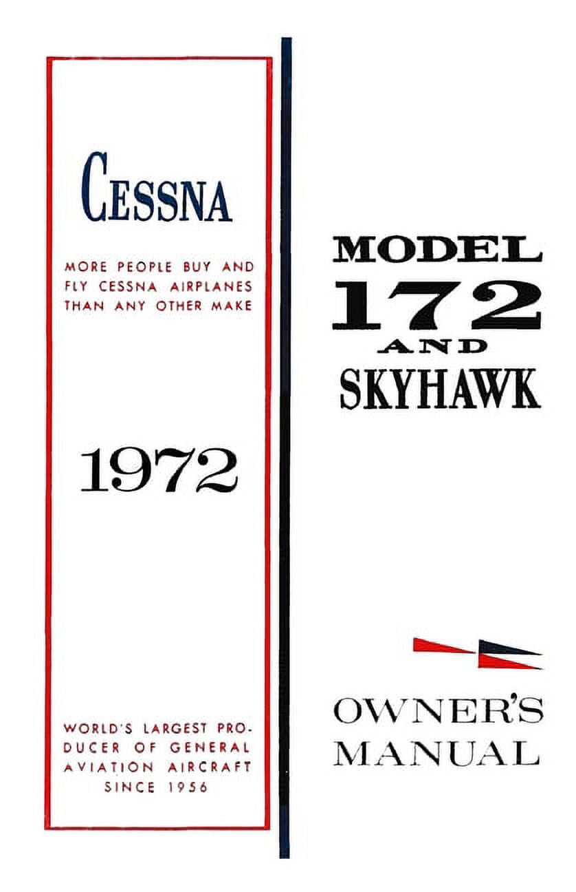 Cessna 1972 Model 172 and Skyhawk Owner