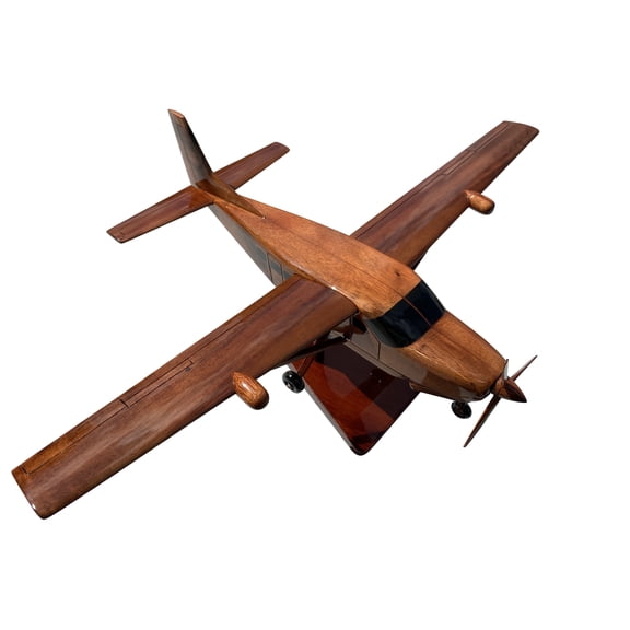 Cessna Caravan Mahogany Wood Desktop Airplanes Model
