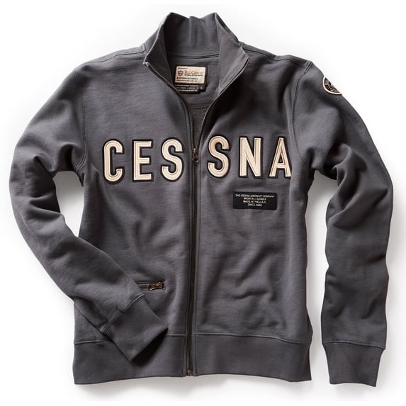 Cessna Hertitage Fleece Full Zip XXLarge Gray