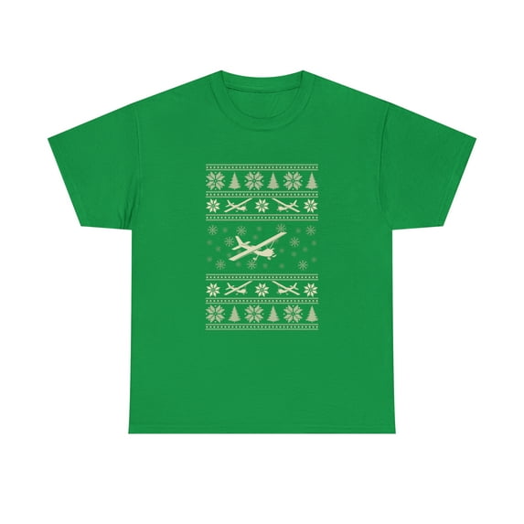 Cessna Ugly Christmas Pilot T-Shirt