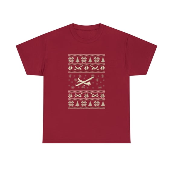 Cessna Ugly Christmas Pilot T-Shirt
