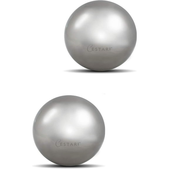 Cestari Kitchen Reusable Stainless Steel Cocktail Chilling Stones, 55mm 2 Count