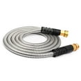 thumbnail image 1 of Cesun 10ft Metal Garden Hose, Reinforced Fittings, Reel Extender, Maximum Psi 150, 1 of 6