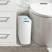 Cesun 2.6 Gallon Trash Can, Touchless Sensor for Bathroom, Office, Rv, Bedroom, Living Room, White